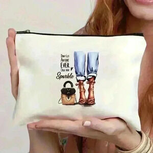 Canvas Cosmetic Bag
